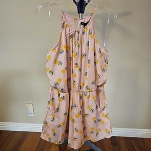 Pink pineapple romper